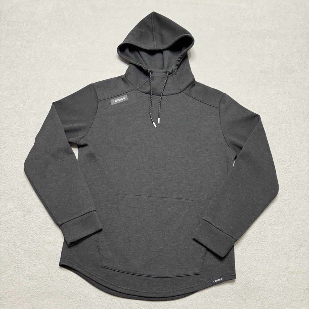 Legends Hoodie Mens Small Black Hawthorne Tech Pullover Hooded Pockets Training